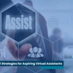 a man pointing Assist Website Banner "How to Become a Successful Virtual Assistant A Step by Step Guide"